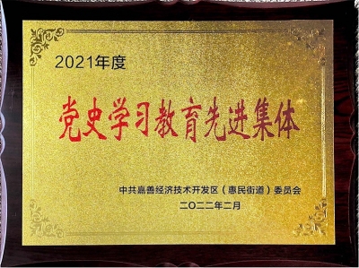 2021年度黨史學習教育先進集體
